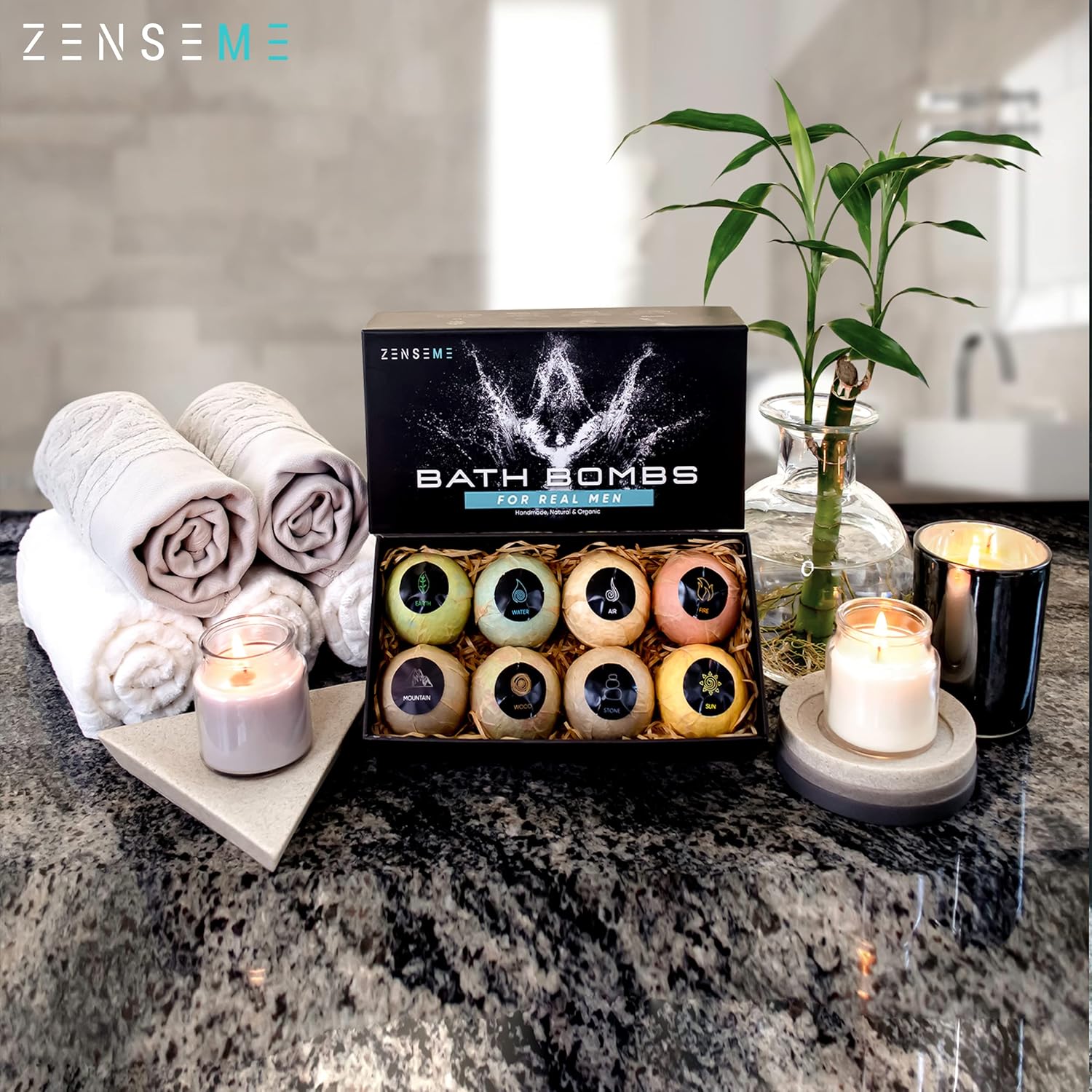 Bath Bombs for Men – 26 Scented Organic Handmade Bath Bombs