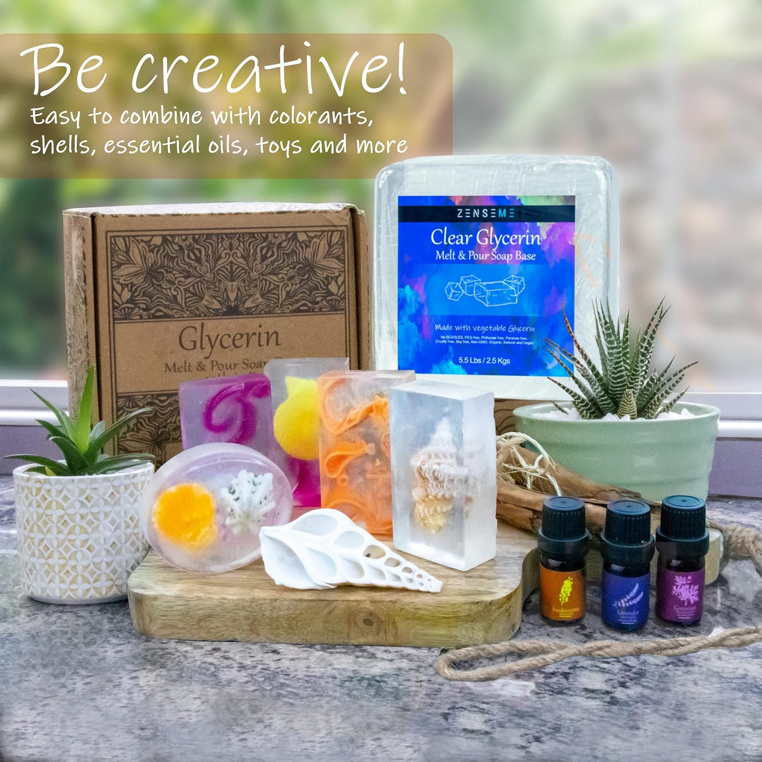 Zenseme 11 LB Glycerin & Shea Butter Soap Base