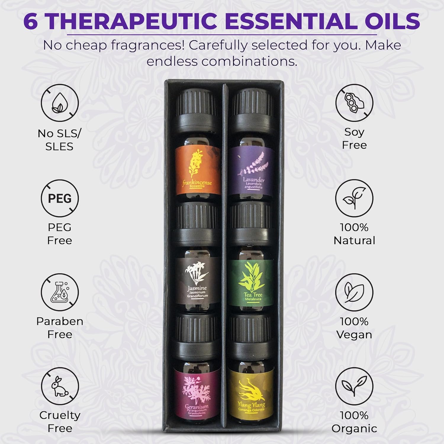 6 therapeutic essential oils 