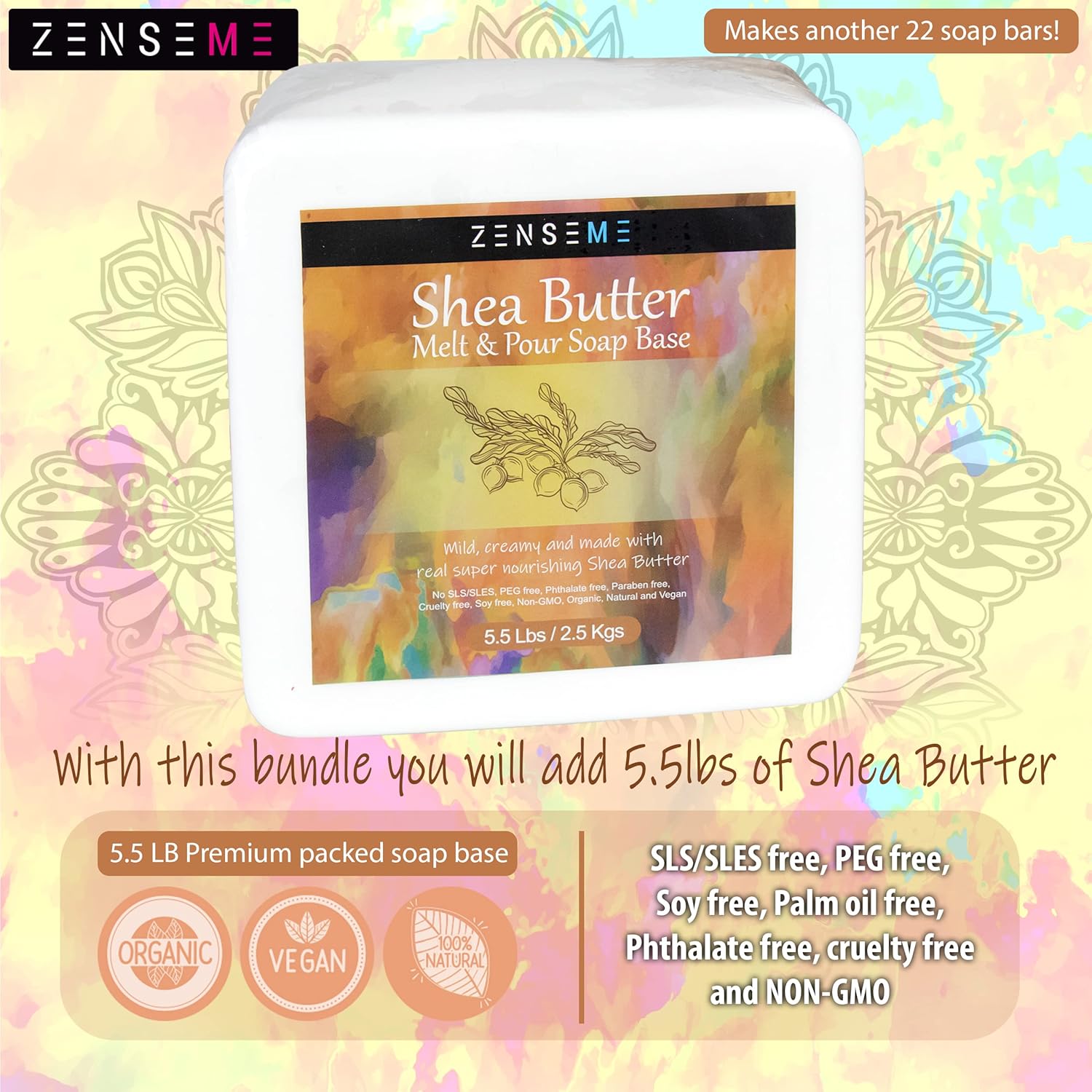Bundle of Soap Making Kit with Shea Butter Soap Base