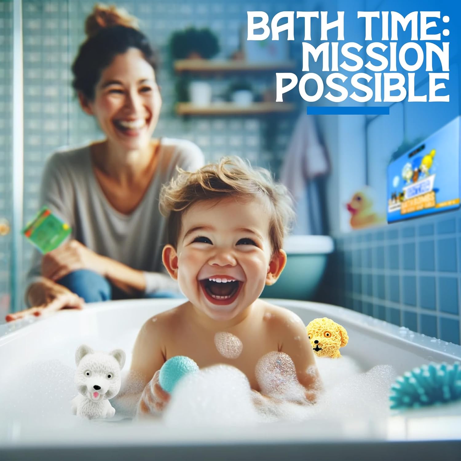 Zenseme Kids Bath Bombs – 12 Scented Organic Bath Bombs with Toys