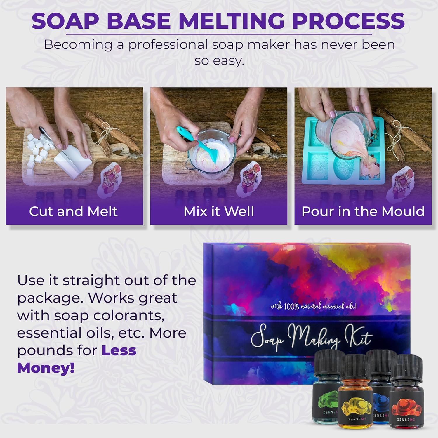 ZenseMe Goat Milk melt and pour Soap Base