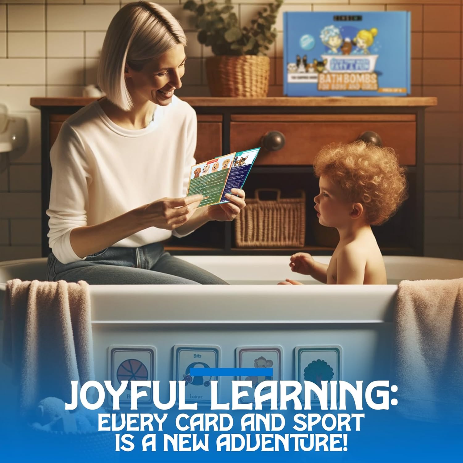 joyfull learning every card and sport is a new auventure